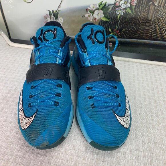 Nike KD Clean Water Mens Basketball Shoes Blue/Black Size 12